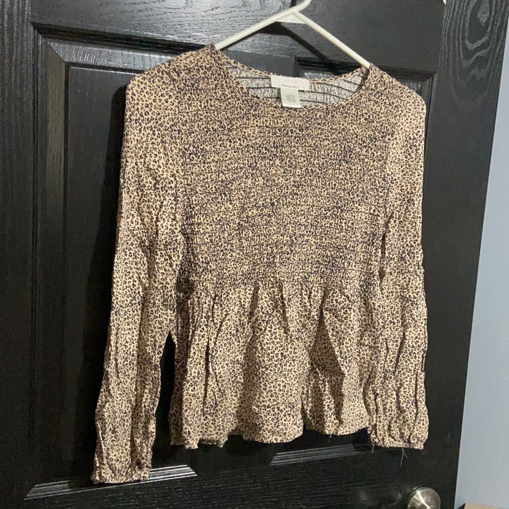 Leopard blouse